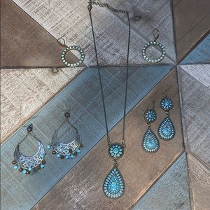 Necklace and Earring (3) Set